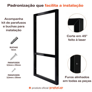 Detalhes do suporte de ferro para prateleira de teto
