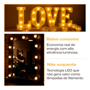 Detalhes da lâmpada bolinha LED G45 3W