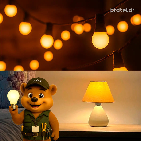 Lâmpada bolinha LED G45 base E27